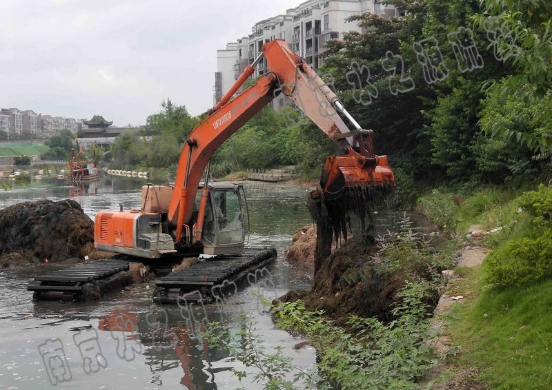 湖南洪江相思湖清淤+污泥固化工程案例